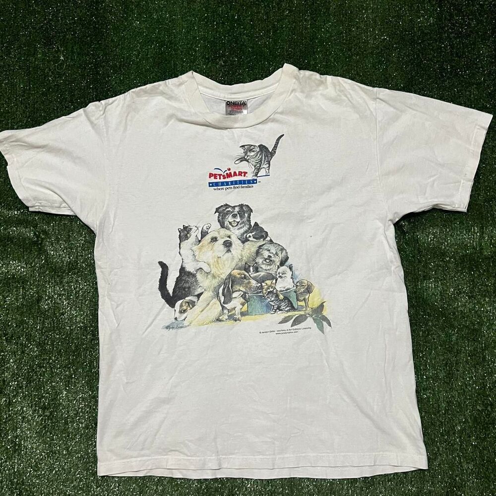 Oneita Women's White T-shirt